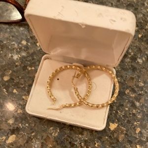 Gold Hoop earrings 14 carat